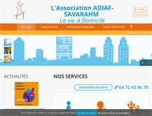 Tablet Screenshot of adiaf.org